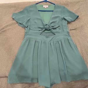 Pink Lily romper